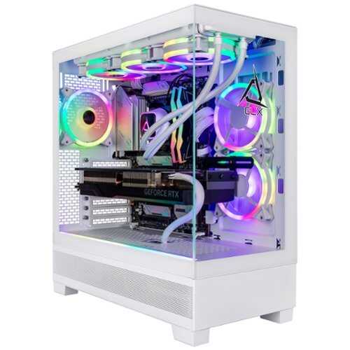 Rent to own CLX - SET Gaming Desktop - Intel Core Ultra 7 265KF - 64GB DDR5 5600 Memory - GeForce RTX 4070 SUPER - 2TB NVMe SSD - 4TB HDD - White