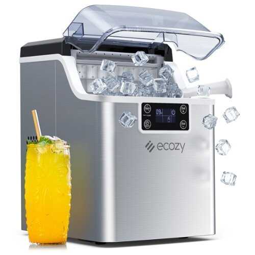 Rent to own ecozy 45lb.  Stainless Steel Countertop Ice Maker with Auto Self-Cleaning