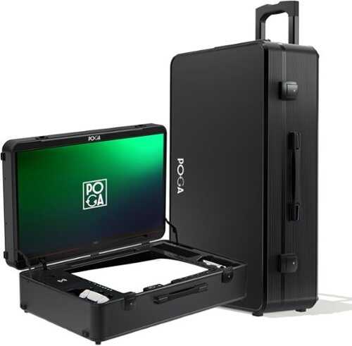 Rent to own POGA - YEZ Playstation 5 Premium Portable Console Travel Case w/ Trolley and 27" AOC 4K Gaming Monitor - Black