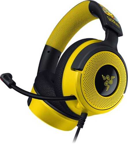 Rent to own Razer - Kraken V4 X Wired Gaming Headset for PC, Mac, Playstation, Nintendo Switch, Steam Deck, Mobile, and Tablet - Pokémon Edition