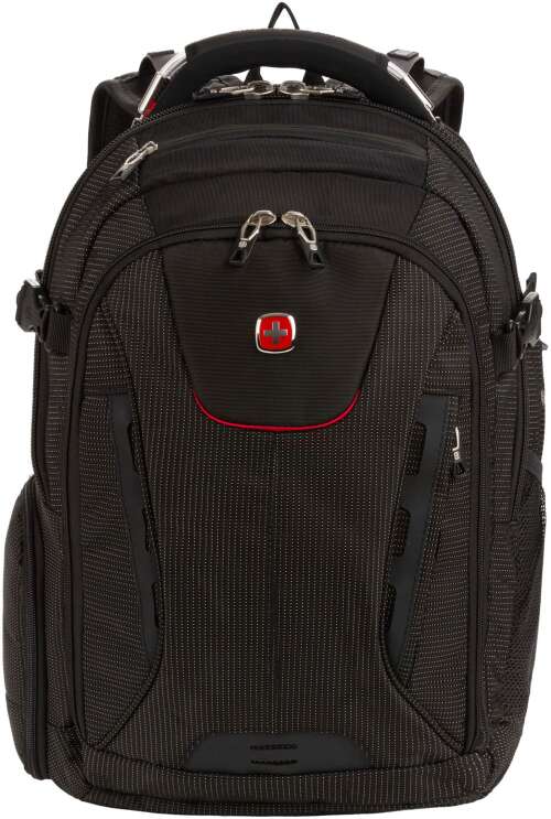 Rent to own SwissGear - Commander USB ScanSmart Laptop Backpack for 17.3" - Dotted Black - Black