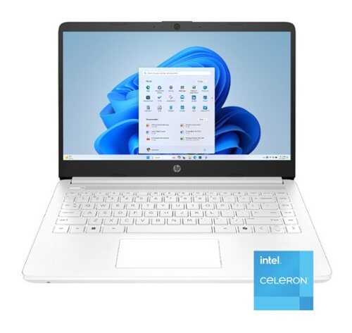 Rent to own HP - 14" Laptop - Intel Celeron - 4GB Memory - 64GB eMMC - Snowflake White