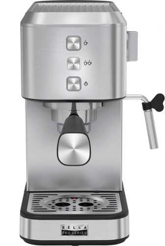 Rent to own bella PRO - Slim Espresso Machine with 20 Bars of Pressure - Stainless Steel