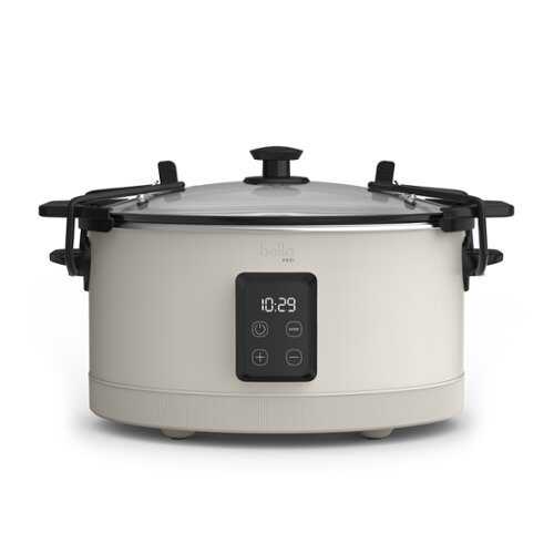 Rent to own bella PRO - 7-qt. Programmable Slow Cooker with Searing Function - Oatmilk