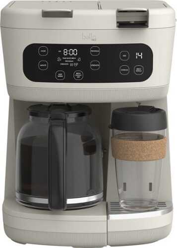 Rent to own bella PRO - MultiBrew 12-Cup Drip & Single-Serve Coffee Maker - Oatmilk