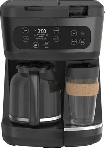 Rent to own bella PRO - MultiBrew 12-Cup Drip & Single-Serve Coffee Maker - Black Stainless