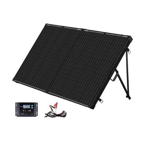 Rent to own Renogy 200 Watt 12 Volt Portable Foldable Solar Panel with Waterproof 20A Charger Controller - Black