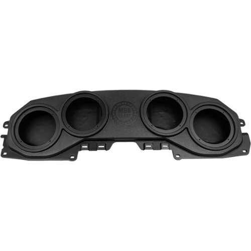 Rent to own MB Quart - Tuned 8" Quad Speaker Enclosure for Jeep Wrangler JL and Gladiator JT - Black