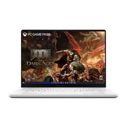 Rent to own ASUS - ROG Zephyrus G14 14" 3K OLED 120Hz Gaming Laptop - Copilot+ PC - AMD Ryzen AI 9 HX - 32GB RAM - NVIDIA RTX 5070 Ti - 1TB - Platinum White