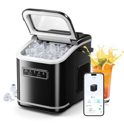 Rent to own ecozy Smart Ice Makers Countertop 26lbs, 9 Bullet Ice Cubes in 6 Mins