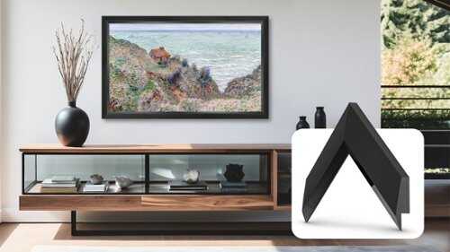 Rent to own Deco TV Frames - 55" Slim Bezel for Samsung The Frame TV - Modern Tuxedo Black