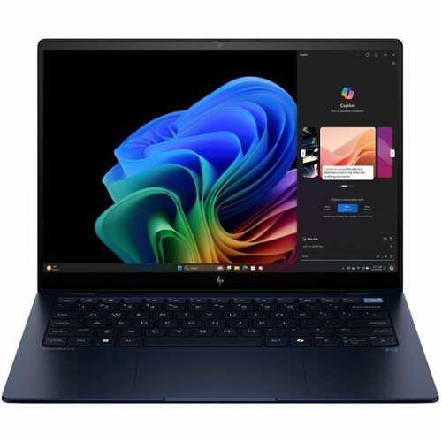 Rent to own HP - EliteBook Ultra G1q 14" LCD 2240 x 1400 (2.2K) Touch Screen Laptop - Qualcomm Snapdragon X Elite with 16GB Memory - Blue