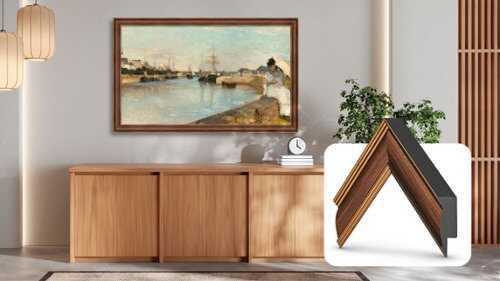 Rent to own Deco TV Frames - 43" Slim Bezel for Samsung The Frame TV - Industrial Copper