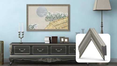 Rent to own Deco TV Frames - 55" Slim Bezel for Samsung The Frame TV - Empire Silver
