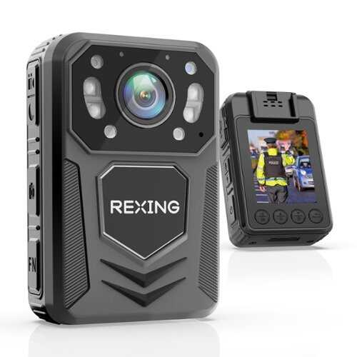 Rent to own Rexing - P3 Mini 1080p FHD Body Video Camera with Type-C Port - Black