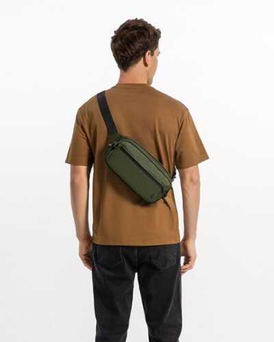 Rent to own tomtoc - Aviator-T35 3.5L X-Pac Sling Bag with RFID Blocking, Minimalist Crossbody Bag Chest Shoulder Pack for Travel, Everyday - Green