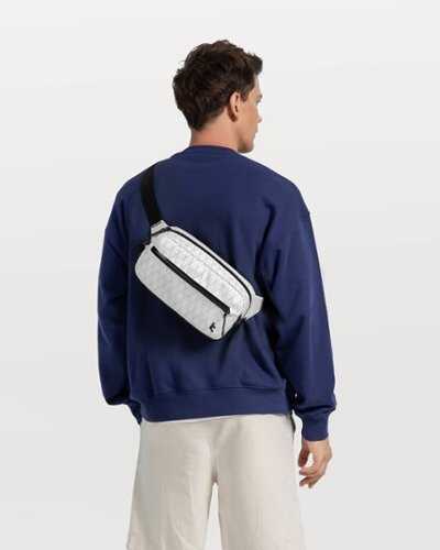 Rent to own tomtoc - Aviator-T35 3.5L X-Pac Sling Bag with RFID Blocking, Minimalist Crossbody Bag Chest Shoulder Pack for Travel, Everyday - White