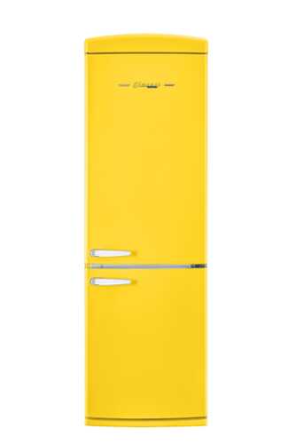 Rent to own Unique Appliances - Classic Retro 23.8 in 11.7 cu. ft. Frost Free Retro Bottom Freezer Refrigerator ENERGY STAR - Canary Yellow