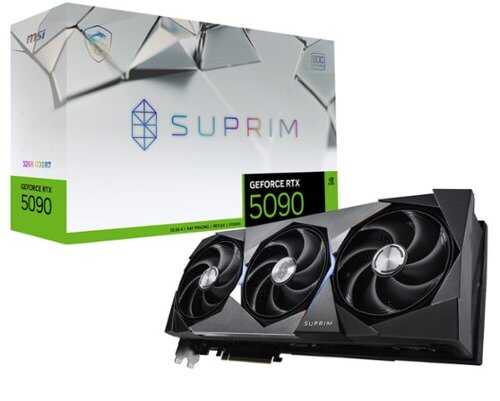 Rent to own MSI - NVIDIA GeForce GeForce RTX 5090 32G SURPIM SOC 32GB GDDR7 PCI Express Gen 5 Graphics Card - Black