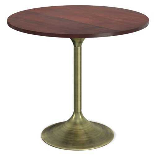 Rent to own Simpli Home - Radford Dining Table - Walnut/Antique Brass