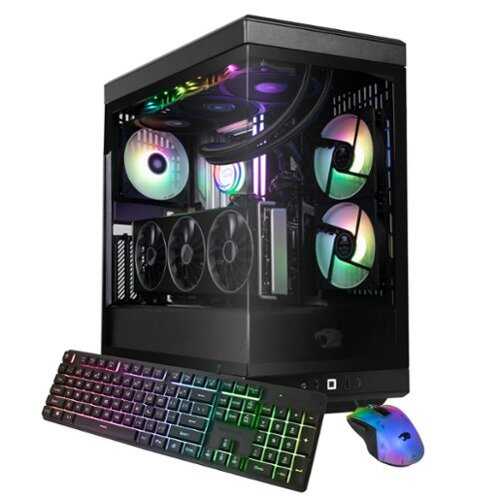 Rent to own iBUYPOWER - Y40 PRO Gaming Desktop PC - AMD Ryzen 9 9900X, NVIDIA GeForce RTX 5080 16GB, 32GB DDR5 RGB,2TB NVMe - Black