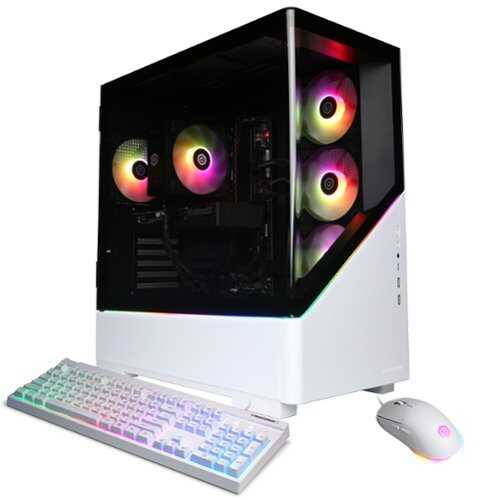 Rent to own CyberPowerPC - Gamer Master Gaming Desktop - AMD Ryzen 7 9700X - 16GB Memory - NVIDIA GeForce RTX 5060 Ti 8GB - 2TB PCIe 4.0 SSD - White