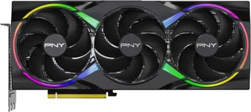 Rent to own PNY - GeForce RTX 5090 ARGB 32GB OC GDDR7 PCI Express 5.0 Graphics Card with Triple Fan - Black