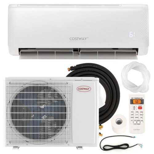 Rent to own Costway 12,000 BTU Mini Split Air Conditioner AC Unit with Heat Pump & Remote Control - White