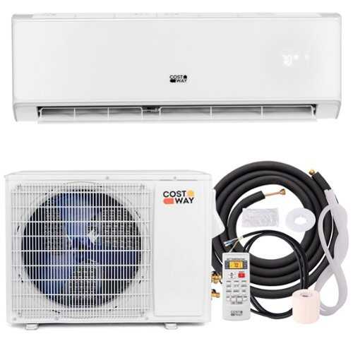 Rent to own Costway 24000 BTU Wifi Enabled Mini Split Air Conditioner & Heater with Heat Pump White - White