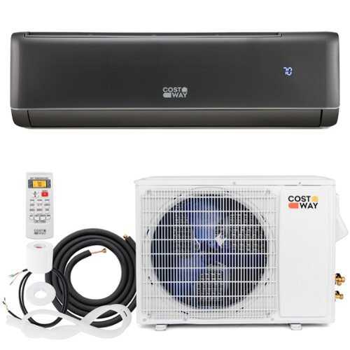 Rent to own Costway 12000 BTU Mini Split Air Conditioner & Heater with Heat Pump - Grey + White