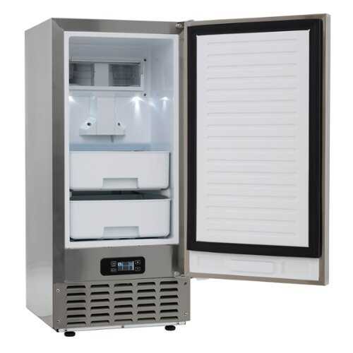 Rent to own Costway Under Counter Nugget Ice Maker with Self-Cleaning 80 lbs/Day 24H Timer LCD Control - Silver