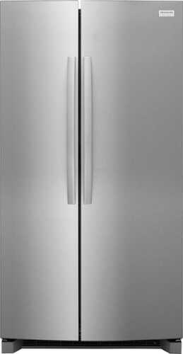 Rent to own Frigidaire - 26.0 Cu. Ft. 36" Standard Depth Side by Side Refrigerator with Door Edge Water Dispenser - Stainless Steel