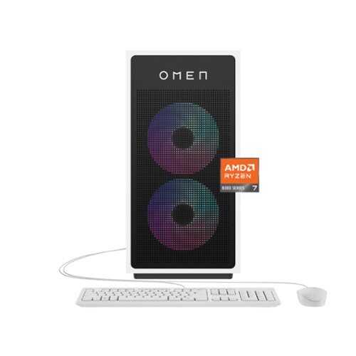 Rent to own HP OMEN - 35L Gaming Desktop - AMD Ryzen 7 8700F - 32GB DDR5 Memory - NVIDIA GeForce RTX 5070 - 1TB SSD - Panda Metal