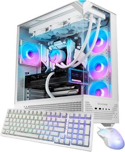 Rent to own iBUYPOWER Element 9 Pro White Gaming Desktop PC- AMD Ryzen 7 9800X3D, NVIDIA GeForce RTX 5070Ti 16GB, 32GB RAM, 2TB SSD - White