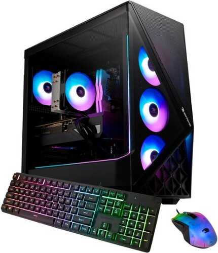 Rent to own iBUYPOWER - Slate 9 Black Gaming Desktop PC - Intel Core i7 14700F, NVIDIA GeForce RTX 5060 8GB, 32GB DDR5 RGB,1TB NVMe - Black