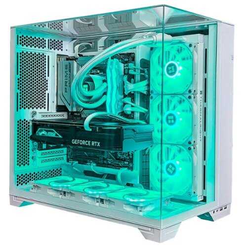 Rent to own Cobratype - Venom Gaming Desktop - AMD Ryzen 9 9900X - 32GB DDR5 Memory - NVIDIA GeForce RTX 5090 - 2TB NVMe - White