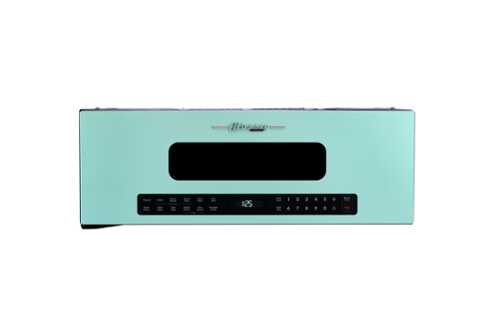 Rent to own Unique Appliances - 30" Classic Retro Over-the-Range Microwave - Ocean Mist Turquoise