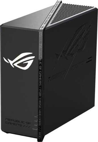 Rent to own ASUS - ROG Strix GS-BE18000 Tri-Band Wi-Fi 7 Gaming Router - Black