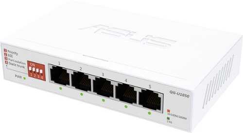 Rent to own ASUS - QG-U1050 5-Port 2.5G Unmanaged Ethernet Switch - White