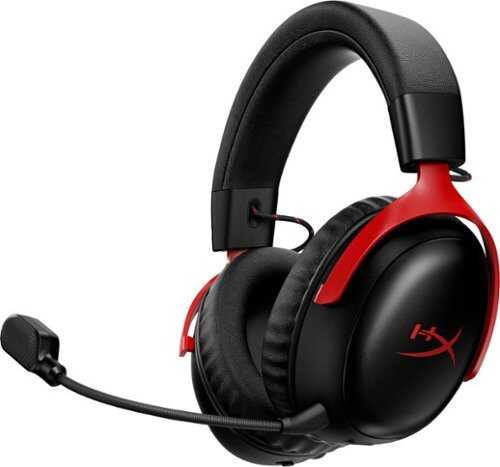 Rent to own HyperX - Cloud III S Wireless Gaming Headset for PC, PS5, PS4, Nintendo Switch, Mac, and Mobile - Red/Black