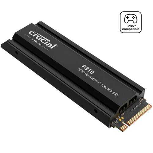Rent to own Crucial - P310 4TB Internal SSD PCIe Gen 4 x4 NVMe M.2 with Heatsink for PS5