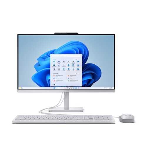 Rent to own Lenovo - A100 23.8" Full HD All-In-One - Intel Processor N100 - 8GB Memory - 256GB SSD - Cloud Grey