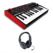 Rent to own Akai MPK Mini MK3 Keyboard w/ Samson SR350 Studio Headphones Bundle