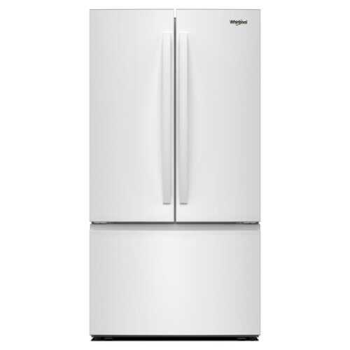 Rent to own Whirlpool - 30.53 cu. ft. French Door Bottom Freezer Refrigerator with More space with Family-Sized Capacity - White