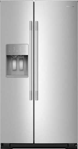 Rent to own KitchenAid - 28.3 Cu. Ft. Side-by-Side Refrigerator with Panoramic LED Lighting - Stainless Steel