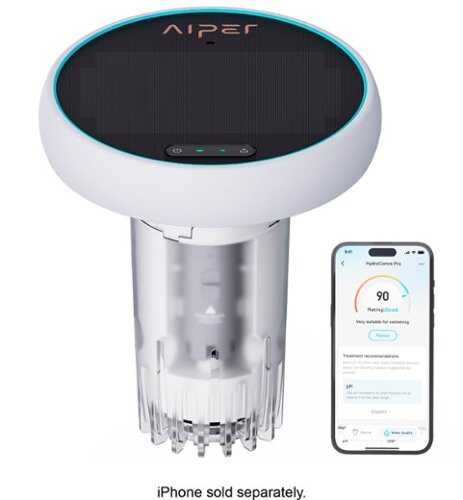 Rent to own Aiper - HydroComm Pro: Water Quality Monitor with Underwater Communication for Scuba X1 Series, Tracks TDS, EC, pH, Temp & ORP - Grey