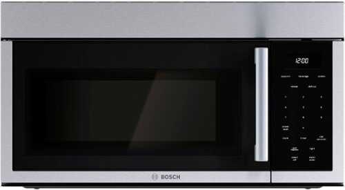 Rent to own Bosch - 300 Series 1.7 Cu. Ft. Over-the-Range Microwave with Sensor Cooking and Multi-Speed 300 CFM Vent - Stainless steel
