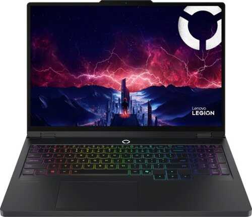 Rent to own Lenovo - Legion Pro 5 16" Gaming Laptop WQXGA - AMD Ryzen 9 8945HX - NVIDIA GeForce RTX 5060 - 16GB Memory - 1TB SSD - Eclipse Black