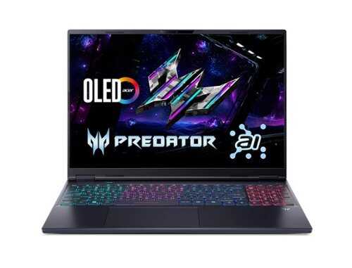 Rent to own Acer - Predator Helios Neo 16S AI Gaming Laptop - 16" OLED 165Hz - Intel Core Ultra 9 - NVIDIA GeForce RTX 5070Ti – 32GB – 1TB - Obsidian Black