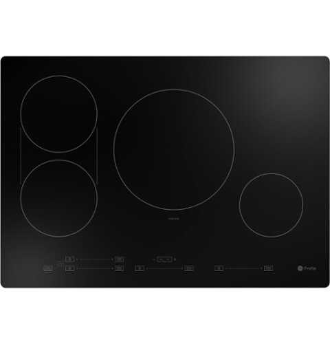 Rent to own GE Profile - 30" Built-In Electric Induction Cooktop with 4 Elements, Slide Touch Controls, and Power Boost - Black